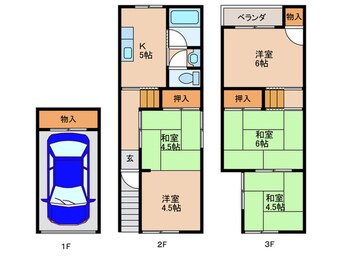 間取図 池田２丁目戸建て