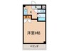 カルテットＫＯＢＯＲＩＡ棟 1Kの間取り
