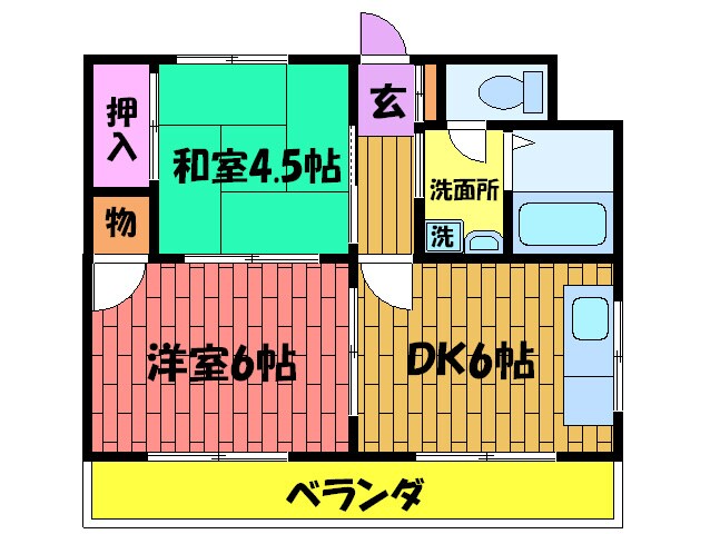間取り図 メゾンドール若江北