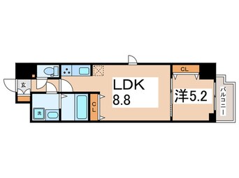 間取図 スプランディッド堀江