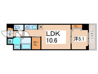 間取図 スプランディッド堀江