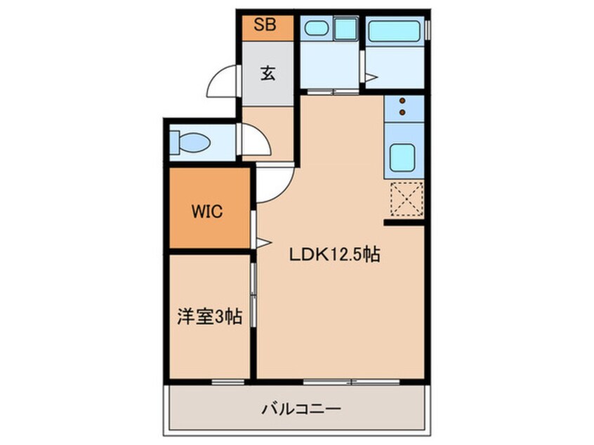 間取図 アドマス鶴原Ａ棟