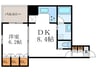 リーガル京都堀川五条通り(501) 1DKの間取り