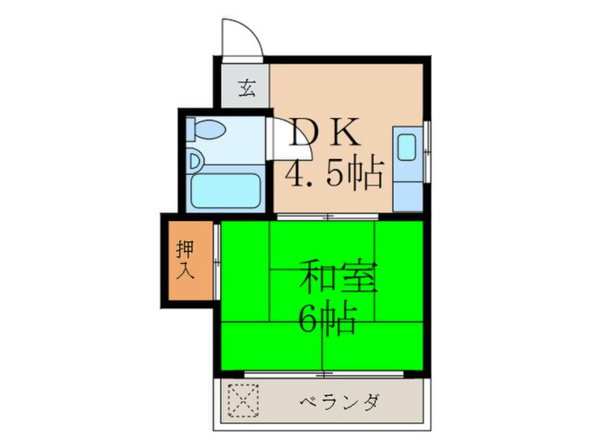 間取図 スイトハイツ