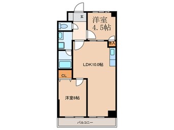 間取図 ラ　・　ヴィータ　豊里