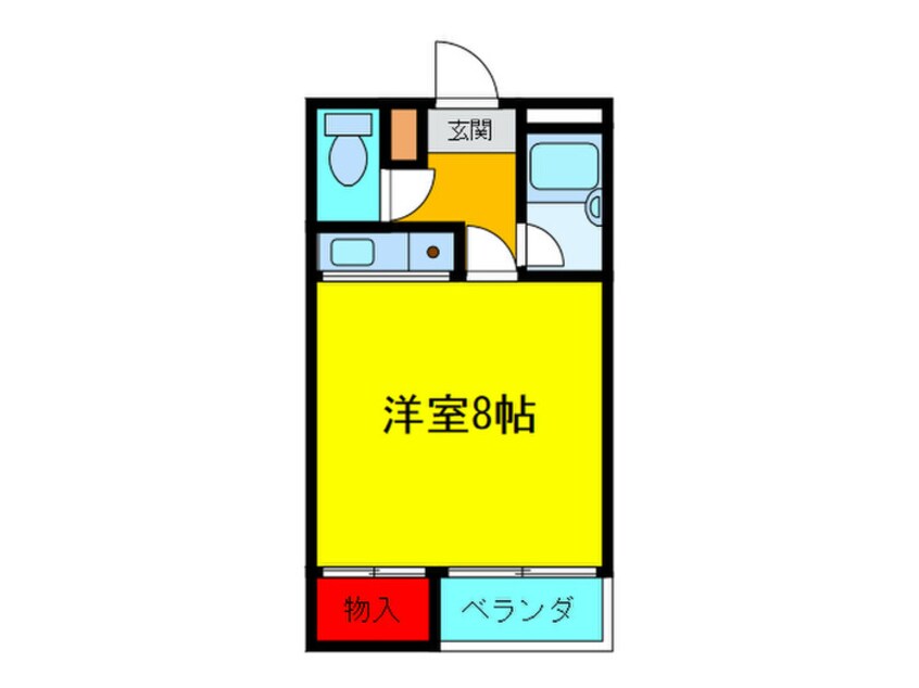 間取図 ア－バンモ－ル弁天町