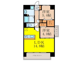 間取図 グランコート高槻