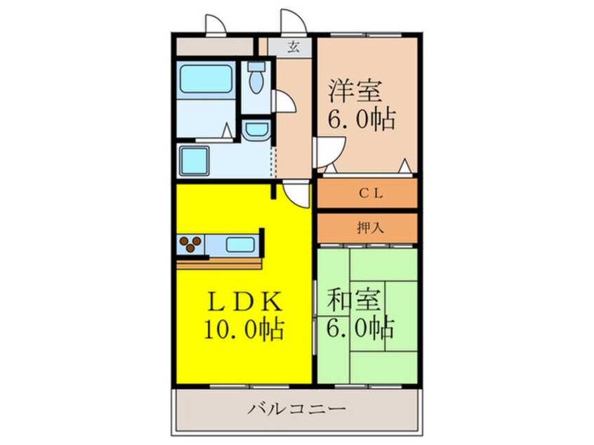 間取図 エミネンス新大阪