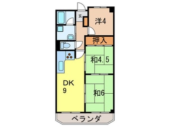 間取図 夙川グリーンタウン北棟(1203)