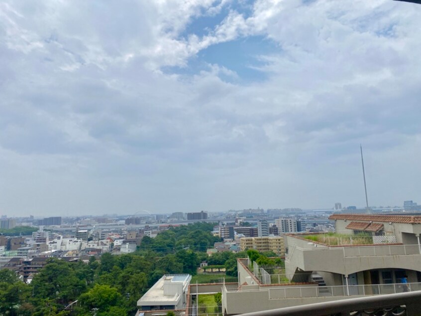 室内からの展望 夙川グリーンタウン北棟(1203)