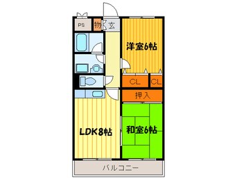 間取図 ｲｰｽﾄﾋﾙ長田