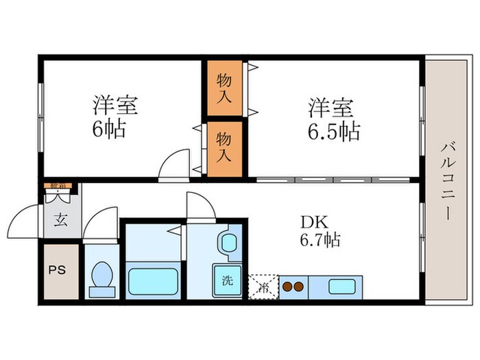 間取り図 アプロ－ズ山科