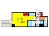 クレハ池田 1Rの間取り