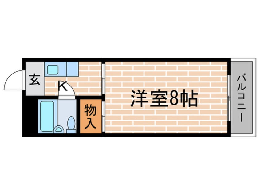 間取図 フレンズ墨染