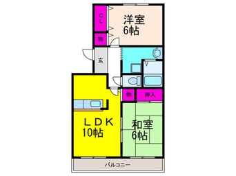 間取図 キムラハイツ２号館