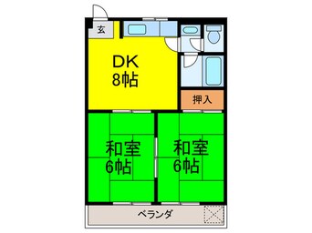 間取図 エスポア－ル宝塚