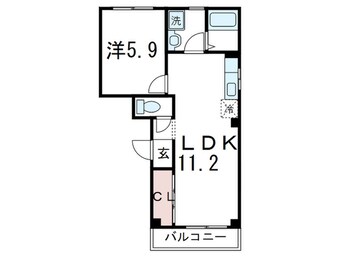 間取図 メゾン西柳原