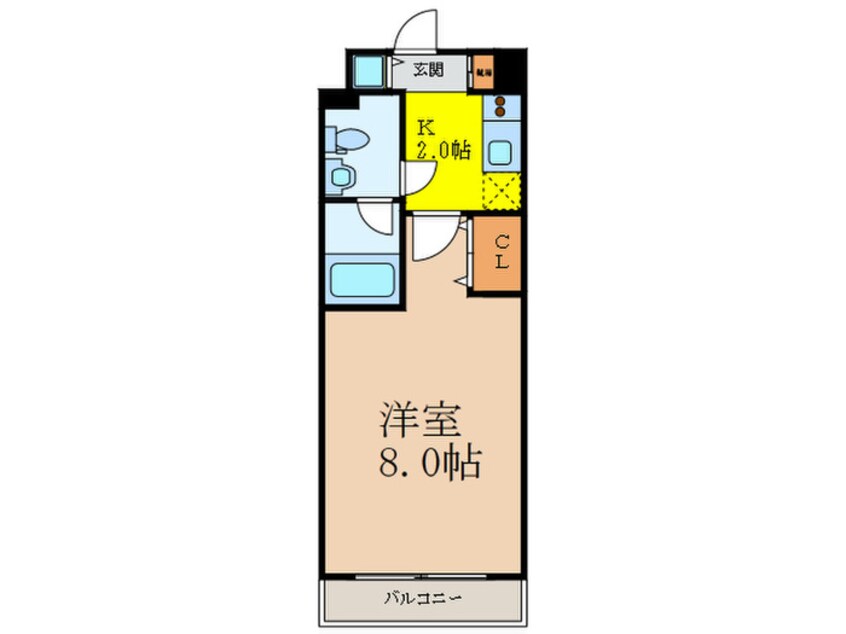 間取図 プラウドフラット新大阪