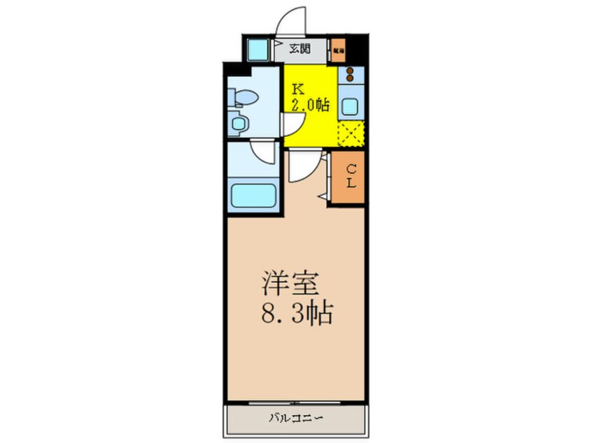 間取図 プラウドフラット新大阪