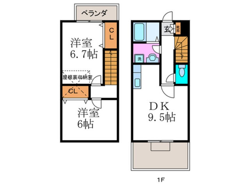 間取図 パレヴェ－ル