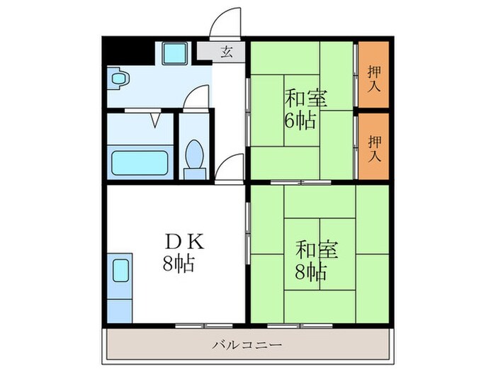 間取り図 弥生マンション