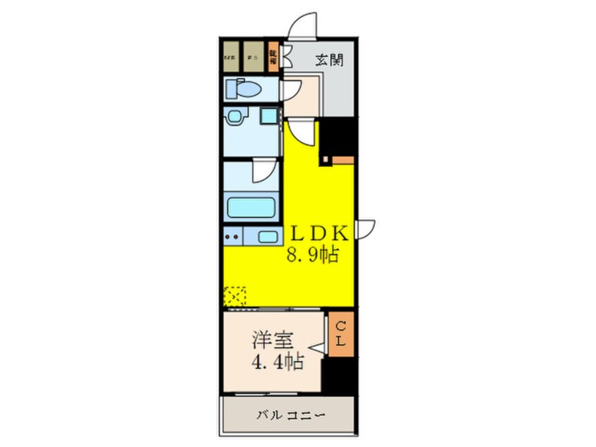 間取図 グランセジュール江坂