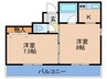 ニュ－シティ－マンション 2Kの間取り