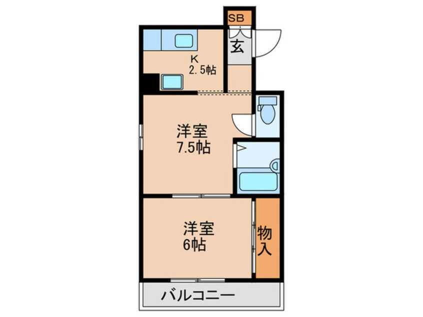 間取図 ニュ－シティ－マンション