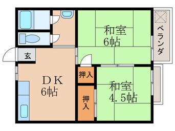 間取図 三丁目ハイツ