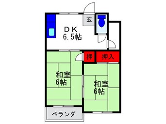 間取図 山の上ハイツ