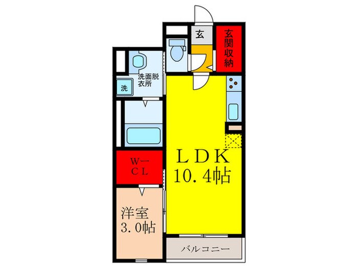間取り図 カンパーニュ　アウローラ
