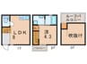 W&R APARTMENT 01 1LDKの間取り