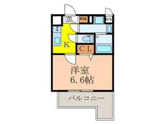 間取図 ｴｽﾘｰﾄﾞ新大阪ｻﾞ･ﾏｰｸ(603)