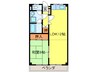 クオリティ小阪 1LDKの間取り