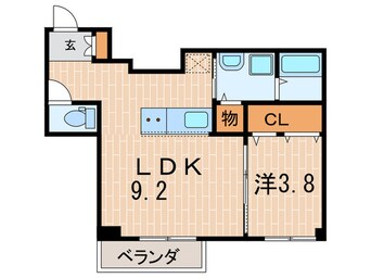 間取図 エヌズガーデン夙川