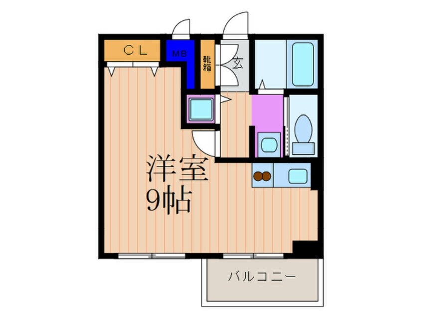 間取図 ＣＡＳＡ　ＧＲＡＮ洛西