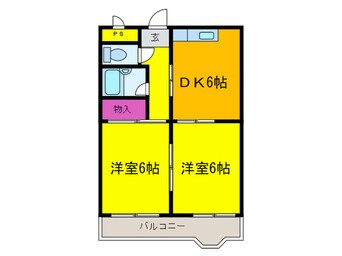 間取図 ロイヤルハイツ深井清水