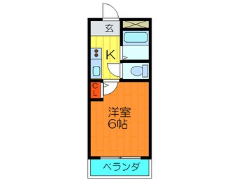 間取図 片岡マンション
