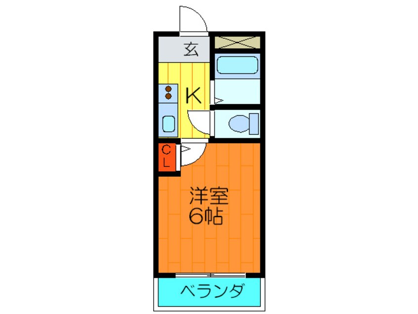 間取図 片岡マンション