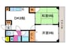 嵐山ショコラ 2DKの間取り