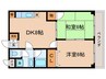 嵐山ショコラ 2DKの間取り