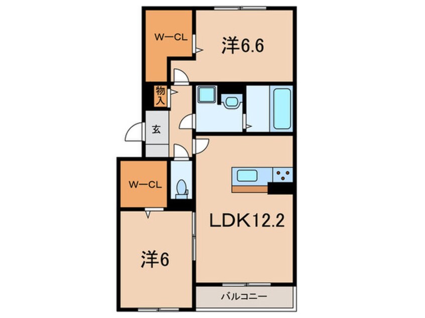 間取図 ファミール　ノーヴェ