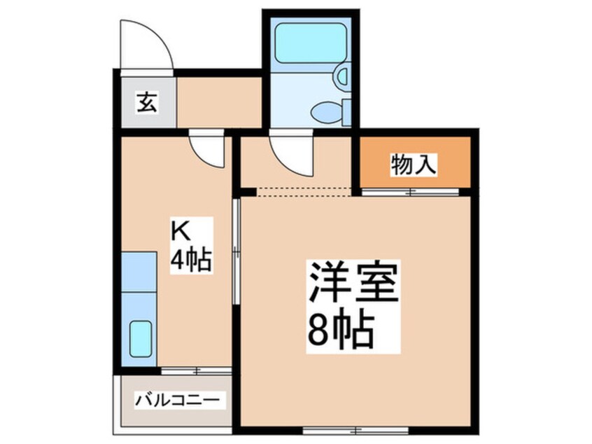 間取図 アヴァンス弁天町