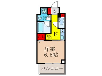 間取図 レジリエント江坂穂波町