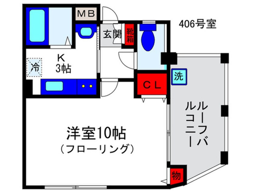 間取図 レジデンスマロン３号館