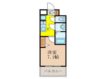 間取図 ﾌﾟﾚｻﾝｽ新大阪ｽﾄﾘｰﾑ(1001)
