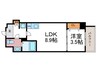 仮)CRESTTAPP京都西京極dex(306) 1LDKの間取り