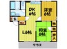 ＪＡセピアＡ棟 2LDKの間取り