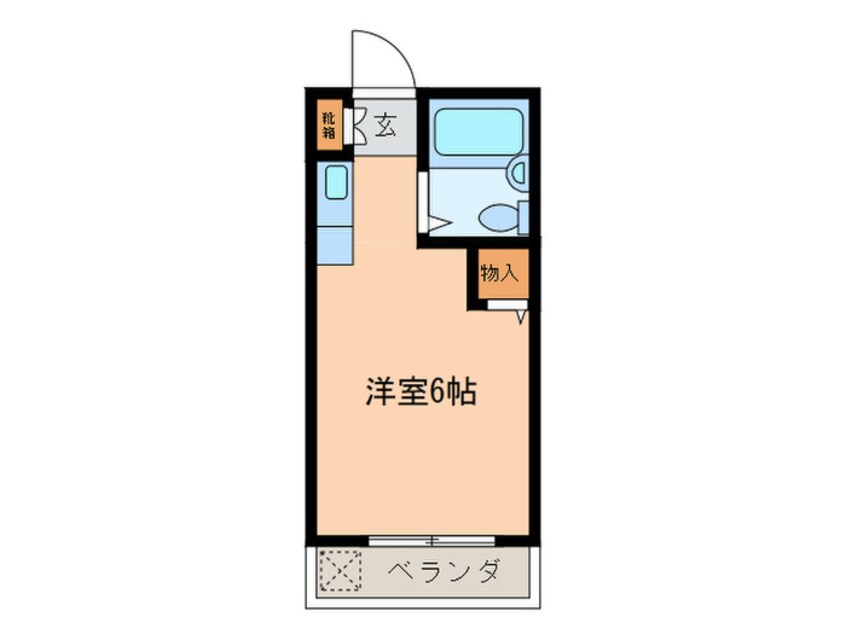 間取図 ジャルダン宝塚弐番館