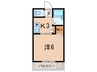 岡田ハイツ 1Kの間取り
